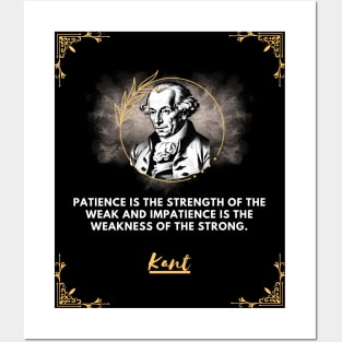 Kant: The wisdom of patience Posters and Art